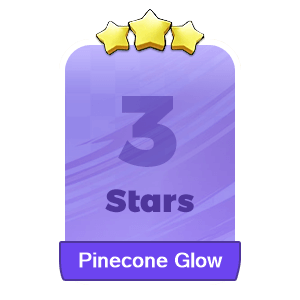 MMOJUGG Monopoly Go Pinecone Glow 3 Stars-S10-5 Details View of Item Function and Use